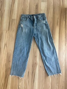 RVCA  High Rise Holli Jeans with Raw Hem - 29